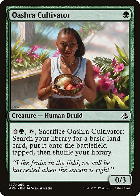 Oashra Cultivator - Amonkhet (#177) - Illustrated by Sara Winters - Magic: The Gathering Card