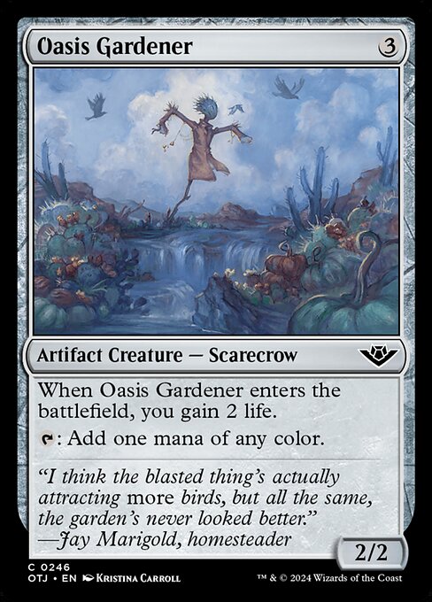 Oasis Gardener - Outlaws of Thunder Junction Magic card