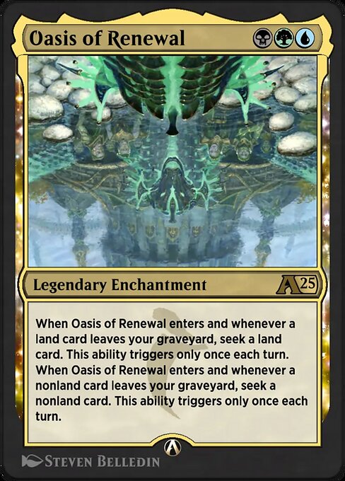 Oasis of Renewal - Alchemy: Tarkir (#24) - Illustrated by Steven Belledin - Magic: The Gathering Card