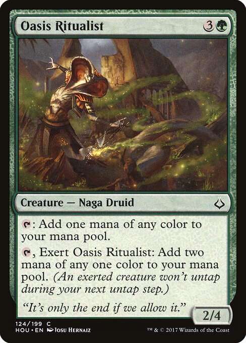 Oasis Ritualist - Hour of Devastation Magic card