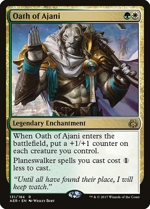 Oath of Ajani - Aether Revolt Magic card