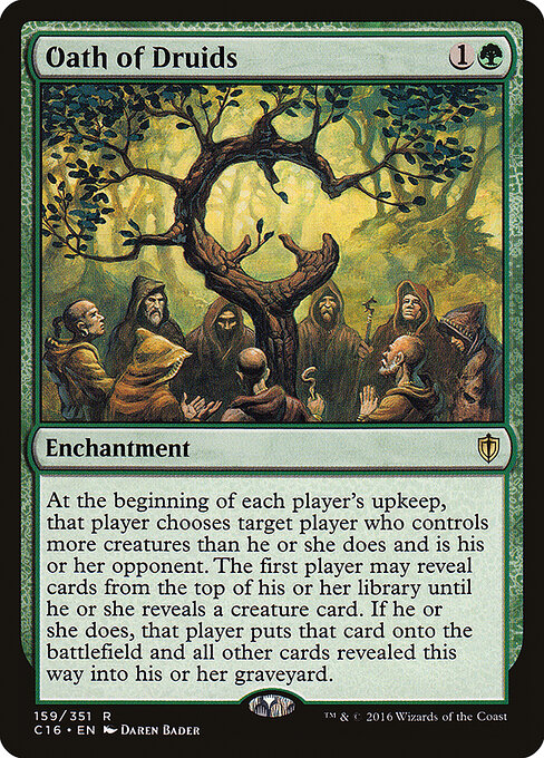 Oath of Druids - Commander 2016 Magic card