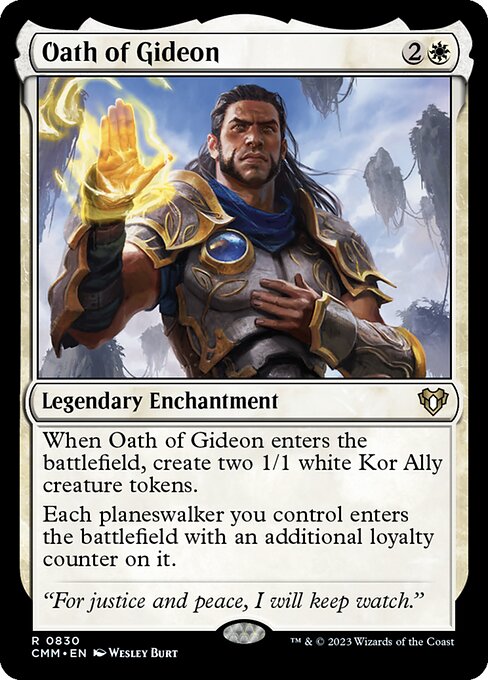 Oath of Gideon - Commander Masters Magic card