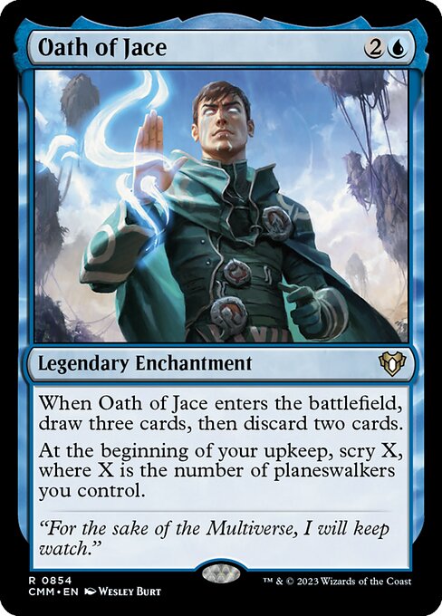 Oath of Jace - Commander Masters Magic card