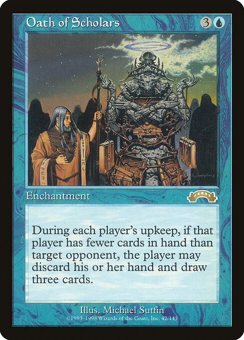 Oath of Scholars - Exodus Magic card