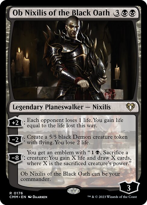 Ob Nixilis of the Black Oath - Commander Masters Magic card
