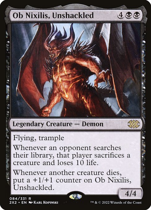 Ob Nixilis, Unshackled - Double Masters 2022 Magic card