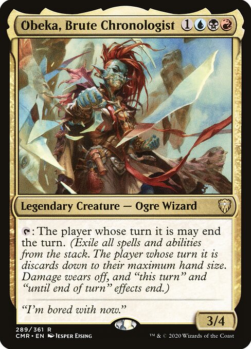 Obeka, Brute Chronologist - Commander Legends Magic card
