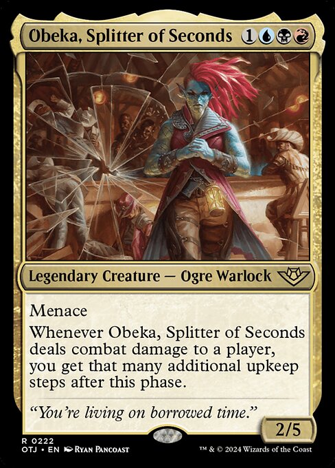Obeka, Splitter of Seconds - Outlaws of Thunder Junction Magic card