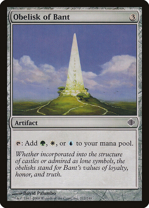 Obelisk of Bant - Shards of Alara Magic card