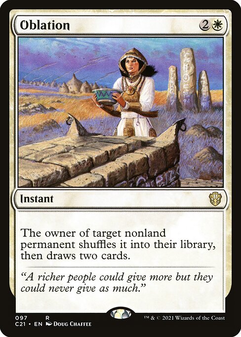 Oblation - Commander 2021 Magic card