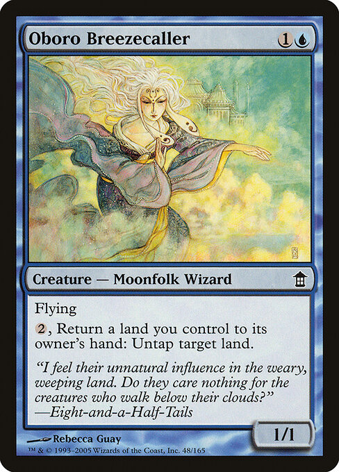 Oboro Breezecaller - Saviors of Kamigawa Magic card