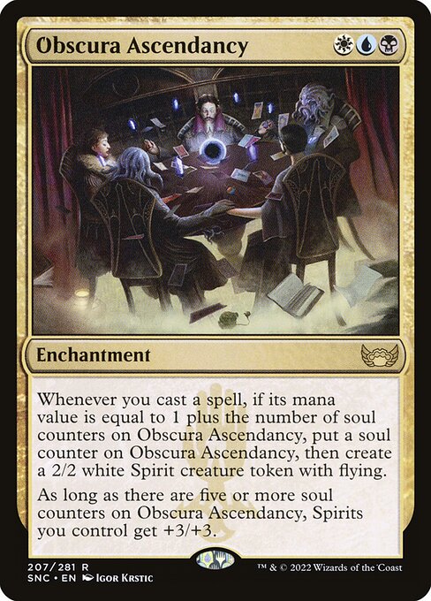 Obscura Ascendancy - Streets of New Capenna Magic card