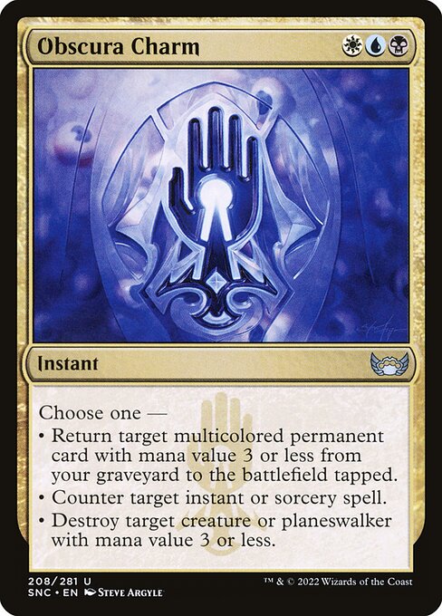 Obscura Charm - Streets of New Capenna Magic card