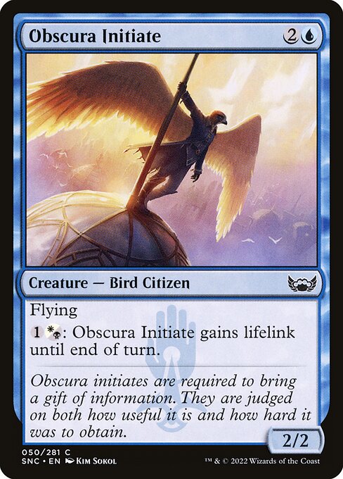 Obscura Initiate - Streets of New Capenna Magic card