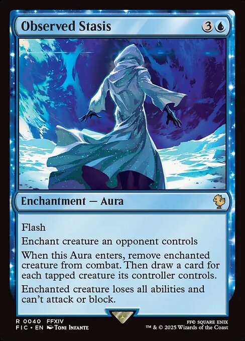 Observed Stasis - Final Fantasy Commander Magic card