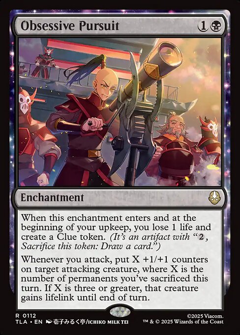 Obsessive Pursuit - Avatar: The Last Airbender Magic card