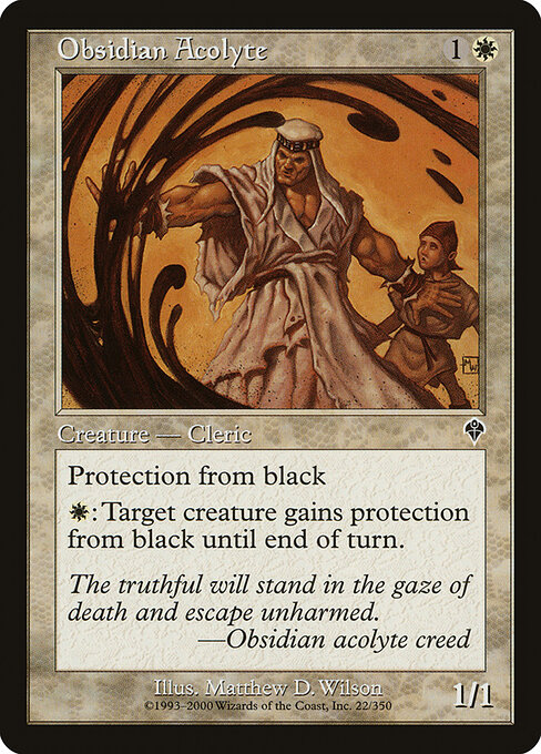 Obsidian Acolyte - Invasion Magic card