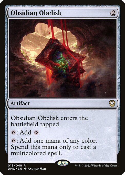 Obsidian Obelisk - Dominaria United Commander Magic card