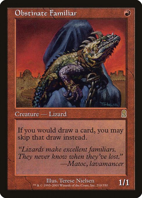 Obstinate Familiar - Odyssey Magic card