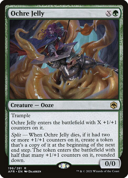 Ochre Jelly - Adventures in the Forgotten Realms Magic card
