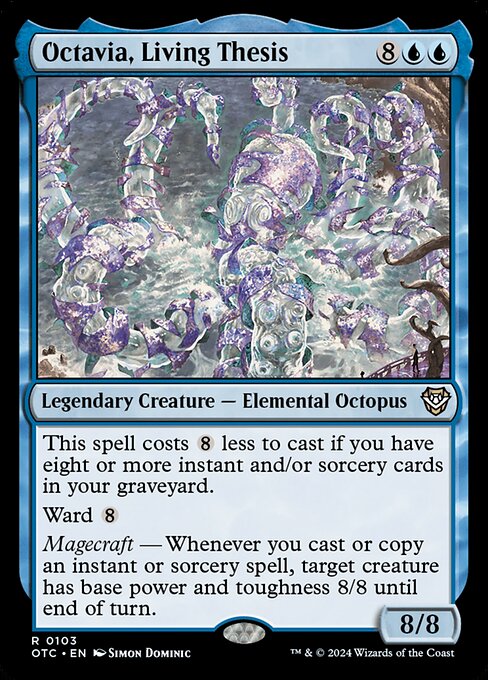 Octavia, Living Thesis - Outlaws of Thunder Junction Commander Magic card