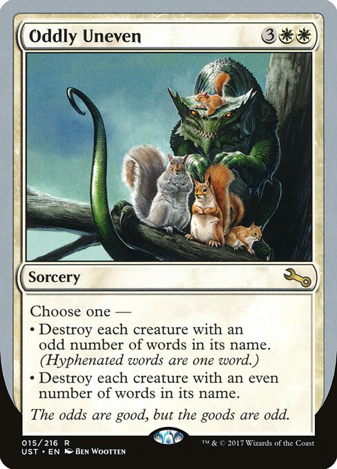 Oddly Uneven - Unstable Magic card
