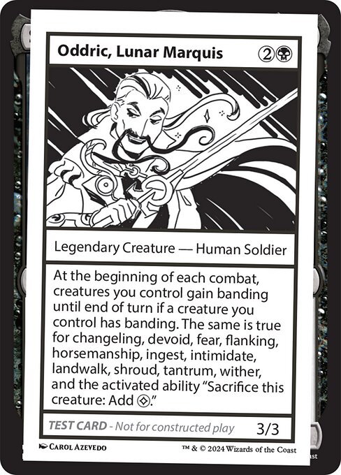 Oddric, Lunar Marquis - Mystery Booster 2 Magic card