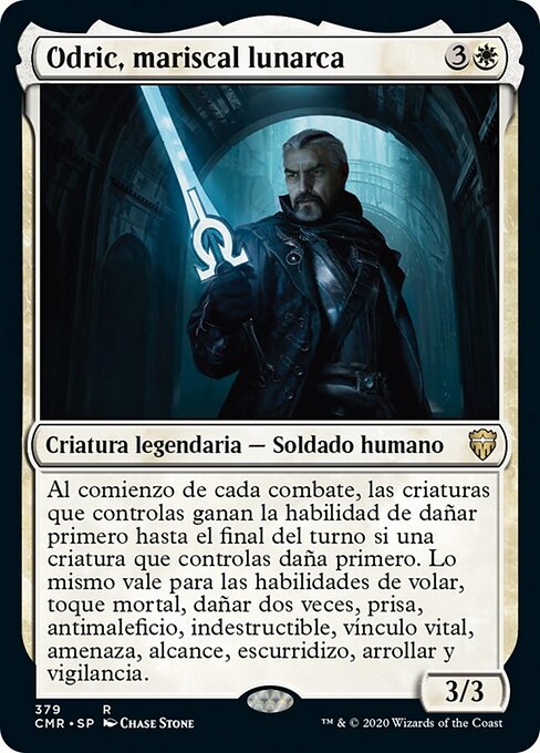 Odric, mariscal lunarca (Odric, Lunarch Marshal) - Commander Legends (#379) - Illustrated by Chase Stone - Magic: The Gathering Card