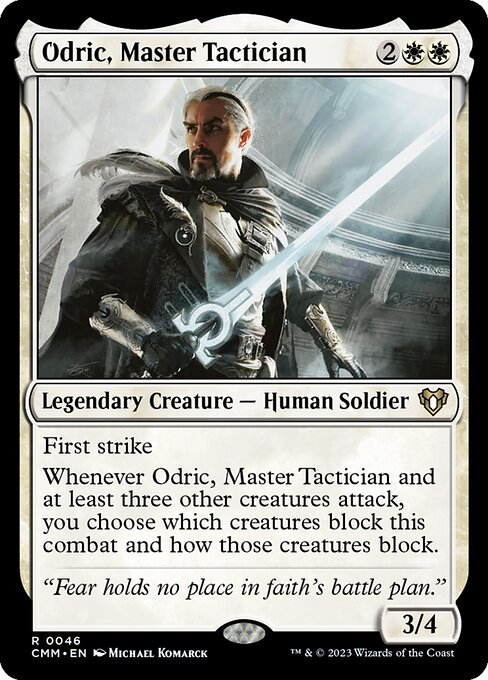 Odric, Master Tactician - Commander Masters Magic card