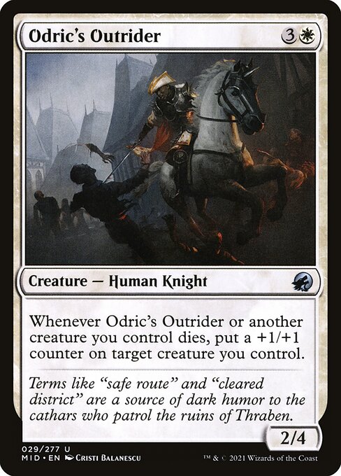 Odric's Outrider - Innistrad: Midnight Hunt Magic card