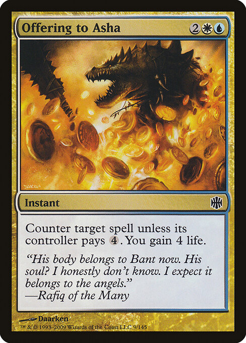 Offering to Asha - Alara Reborn Magic card