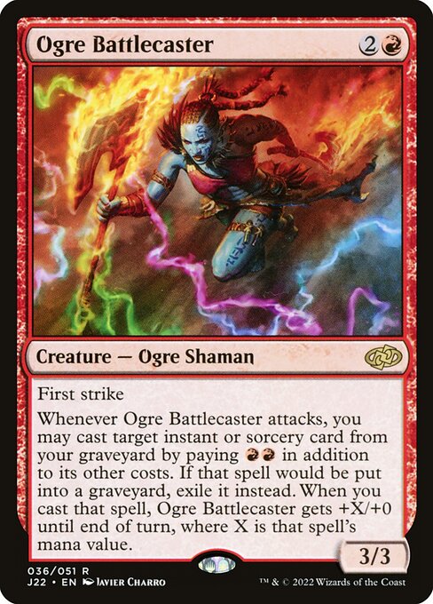 Ogre Battlecaster - Jumpstart 2022 Magic card