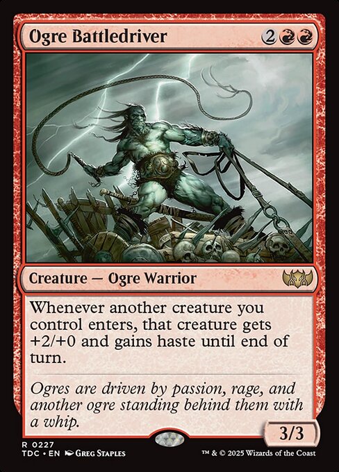 Ogre Battledriver - Tarkir: Dragonstorm Commander Magic card