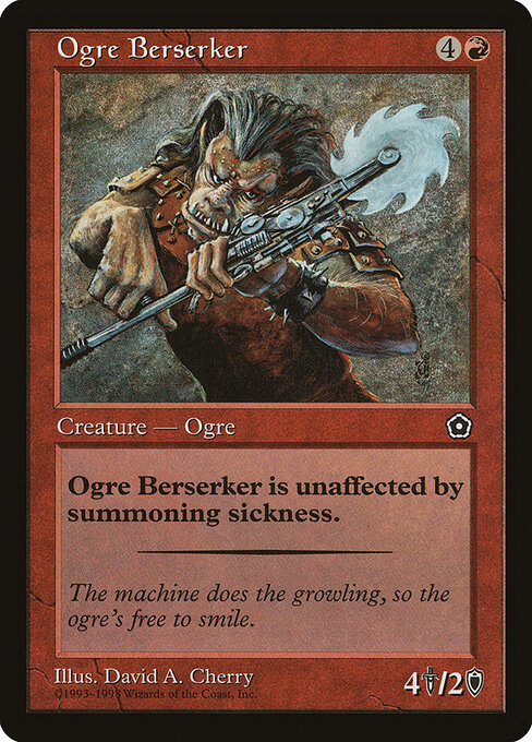 Ogre Berserker - Portal Second Age Magic card