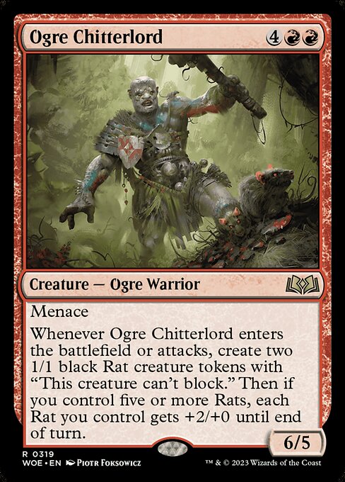 Ogre Chitterlord - Wilds of Eldraine Magic card