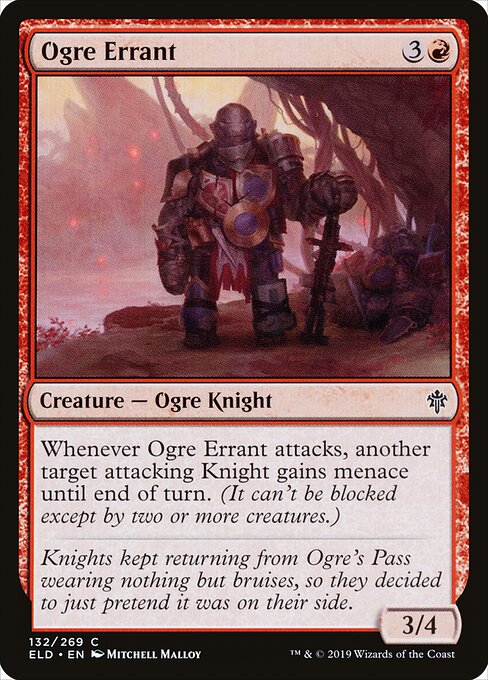 Ogre Errant - Throne of Eldraine Magic card