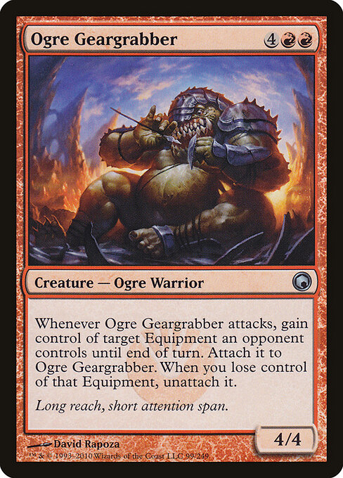 Ogre Geargrabber - Scars of Mirrodin Magic card