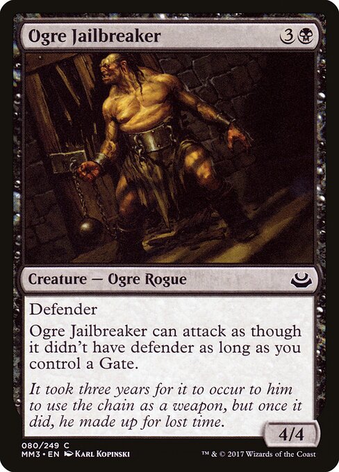 Ogre Jailbreaker - Modern Masters 2017 Magic card