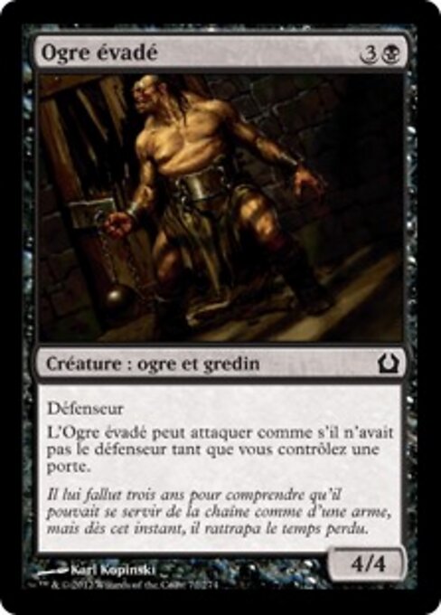 Ogre évadé (Ogre Jailbreaker) - Return to Ravnica (#72) - Illustrated by Karl Kopinski - Magic: The Gathering Card