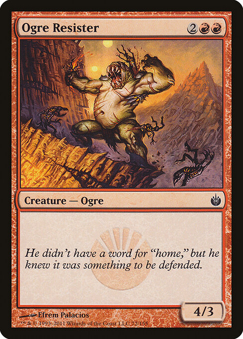 Ogre Resister - Mirrodin Besieged Magic card