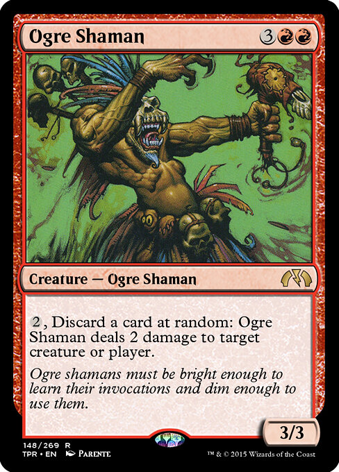 Ogre Shaman - Tempest Remastered Magic card