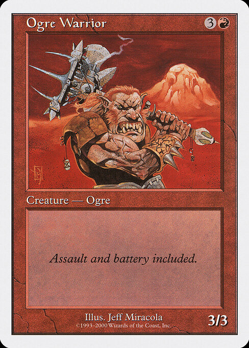 Ogre Warrior - Starter 2000 Magic card