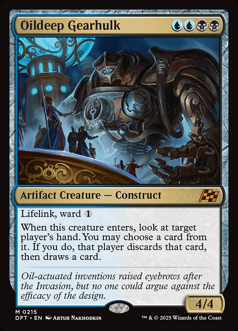 Oildeep Gearhulk - Aetherdrift Magic card