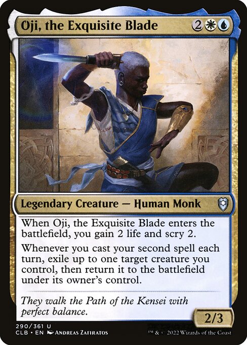 Oji, the Exquisite Blade - Commander Legends: Battle for Baldur's Gate Magic card