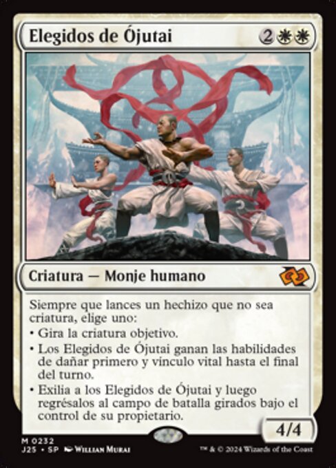 Archétypes d'Ojutaï (Ojutai Exemplars) - Dragons of Tarkir (#27) - Illustrated by Willian Murai - Magic: The Gathering Card