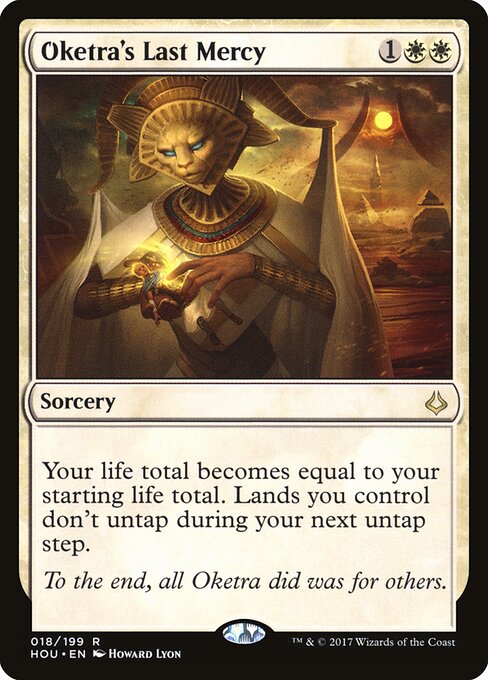 Oketra's Last Mercy - Hour of Devastation Magic card