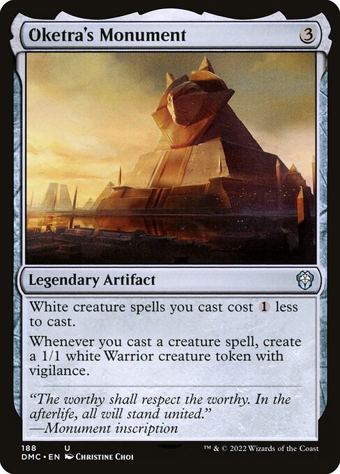 Oketra's Monument - Dominaria United Commander Magic card