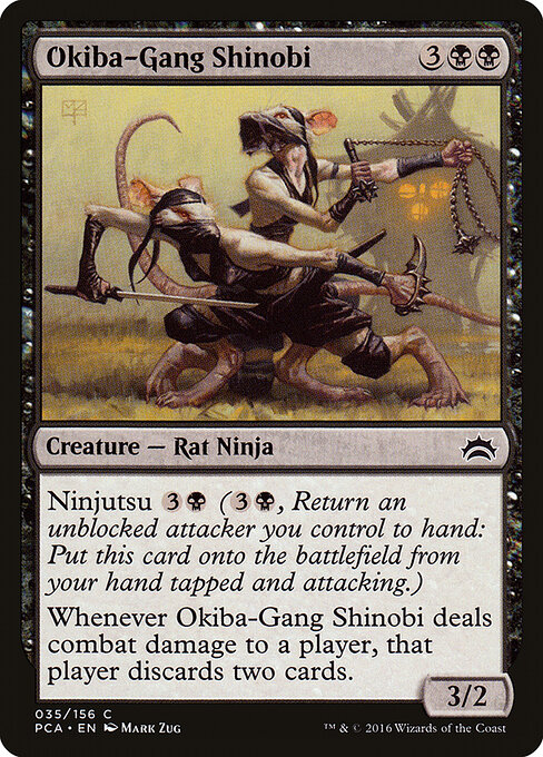 Okiba-Gang Shinobi - Planechase Anthology Magic card