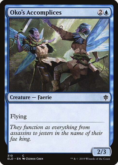 Oko's Accomplices - Throne of Eldraine Magic card